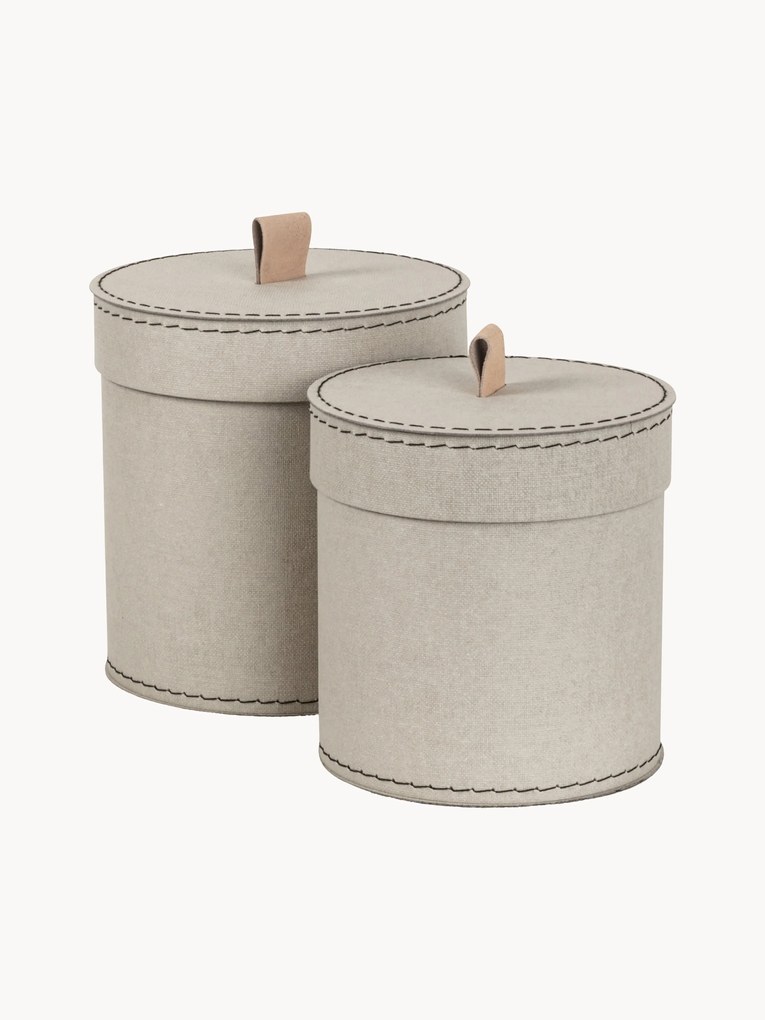 Úložné škatule Leonore, 2 ks