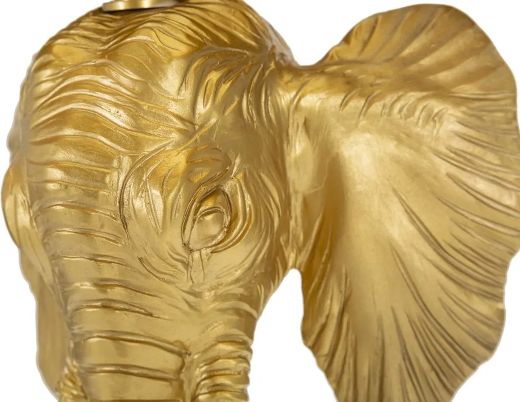 Stolná lampa Elephant 59 cm čierno-zlatá