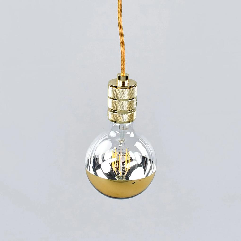 Zrkadlová LED žiarovka E27 7 W zlatá