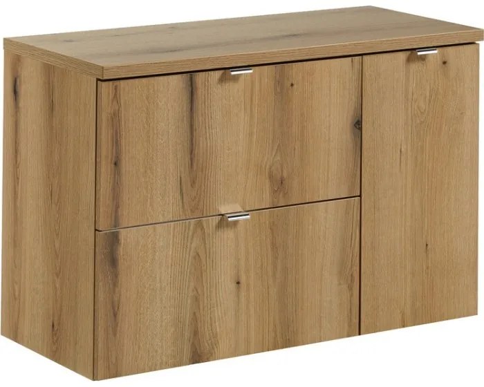 Koupelnová sestava Nova Oak 90 cm se skříňkami dub coast evoke