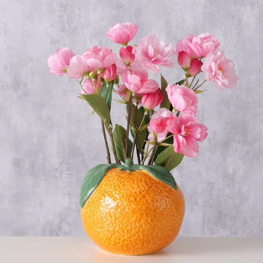Keramická váza Orange 14x14x12,8 cm