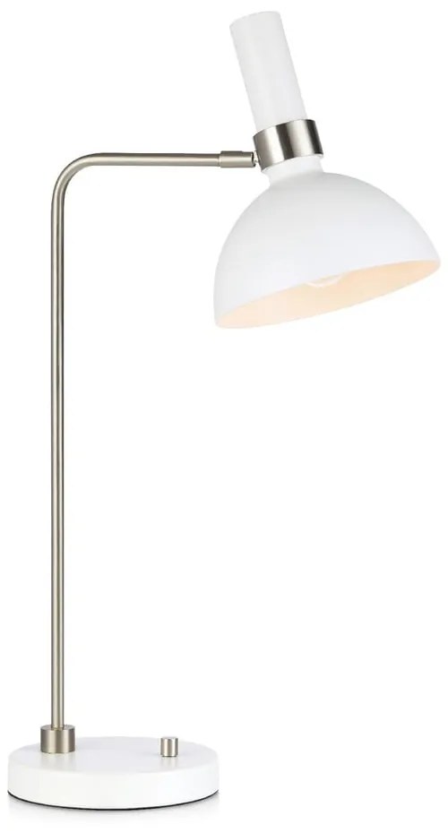 Biela stolová lampa Markslöjd Larry