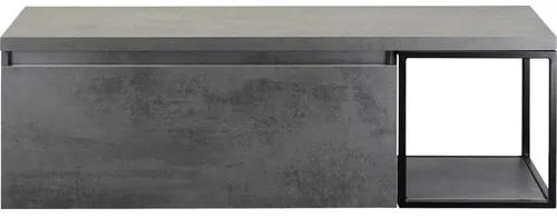 Kúpeľňová skrinka pod umývadlo Sanox Frozen betón antracit 140,2 x 43,6 x 45 cm