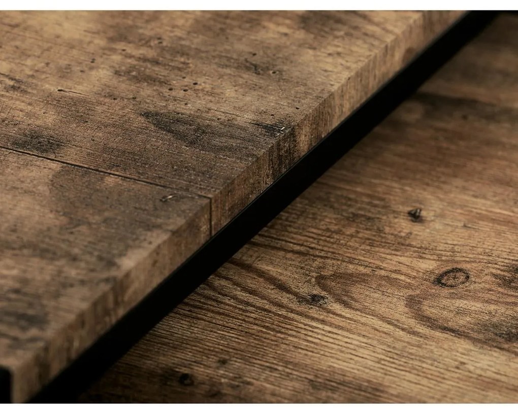 Set 3 konferenčných stolíkov Ascendio (old style wood). Vlastná spoľahlivá doprava až k Vám domov. 1121151