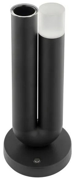 Brilliant - LED stmievateľná nabíjateľná dotyková stolná lampa SAYU LED/2,5W/5V 2700K IP44 čierna