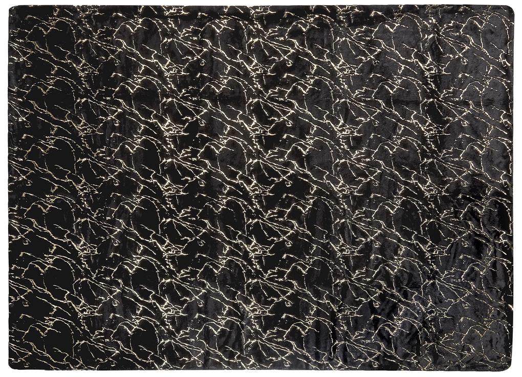 Deka 130 x 180 cm čierna GODAVARI Beliani