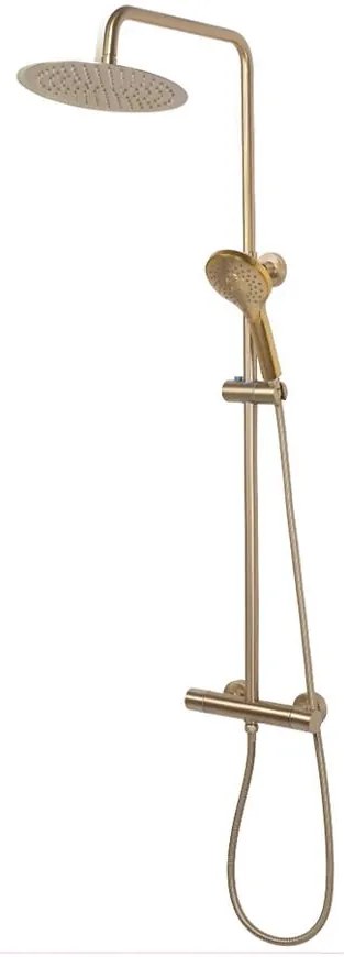 Sprchová termostatická sada  Vincent Zlatá brúsená Rea P6602