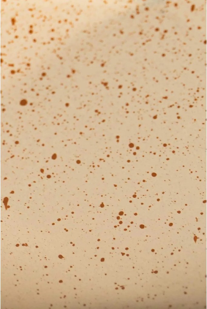 Okrasná miska CAVERO, sklolaminát, priemer 32 cm, béžová