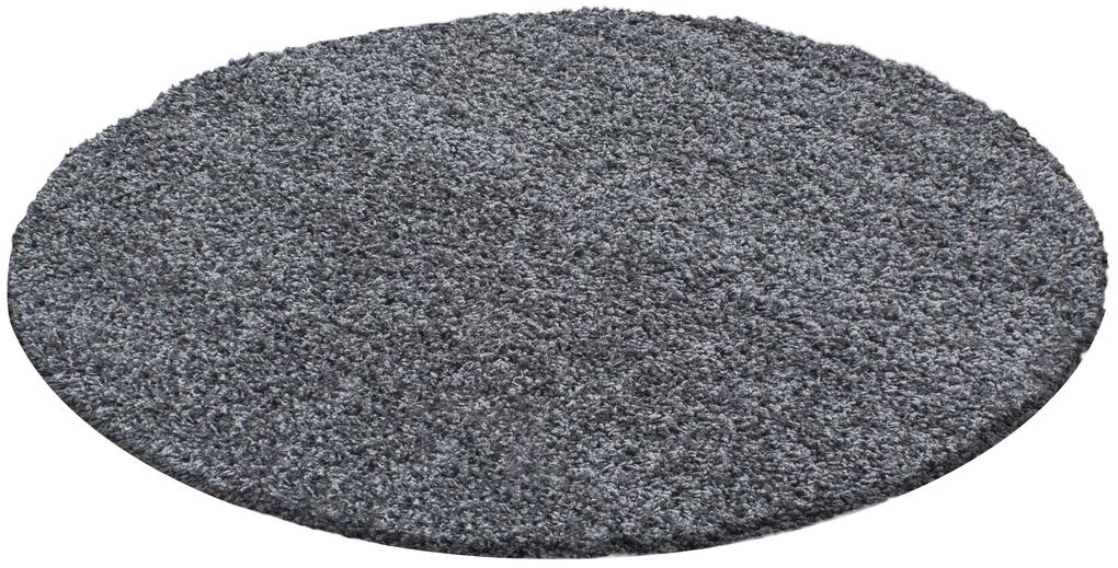 Ayyildiz koberce Kusový koberec Life Shaggy 1500 grey kruh - 200x200 (priemer) kruh cm