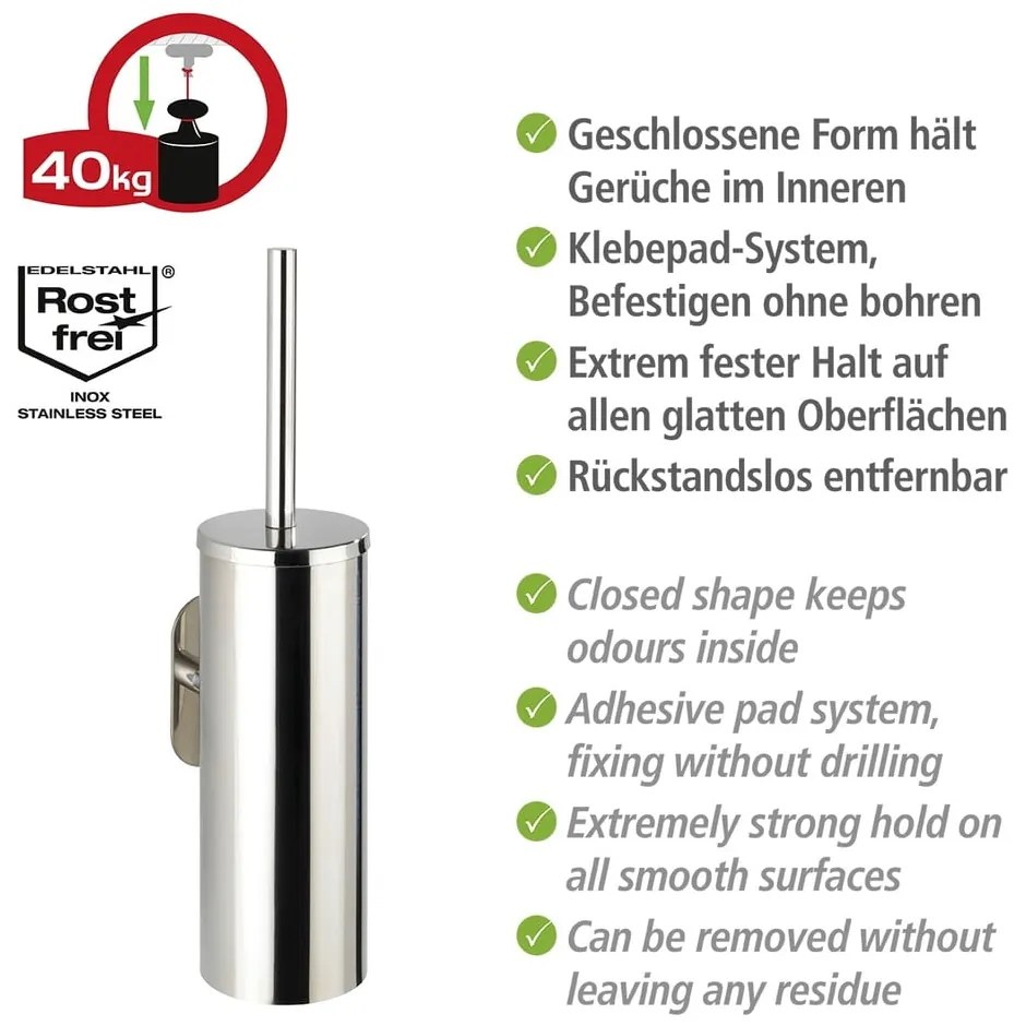 Samodržiaca WC kefa z antikoro ocele Wenko Orea