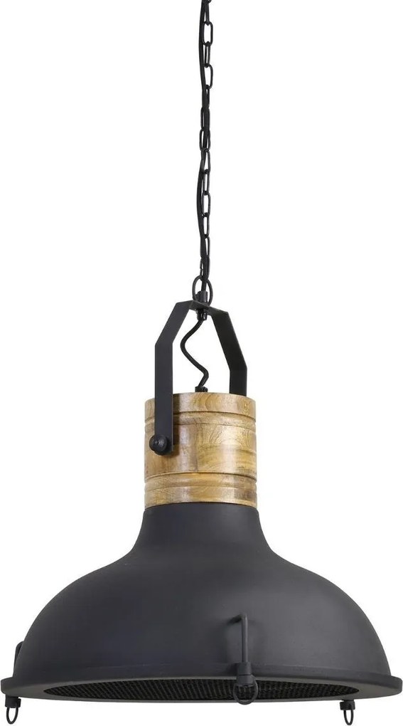 Závěsné světlo Lincoln černá/měď - Ø47*61 cm
