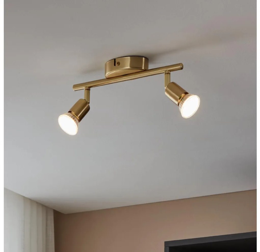 Eglo 33185 - LED Bodové svietidlo BUZZ-LED 2xGU10/2,8W/230V 3000K zlatá