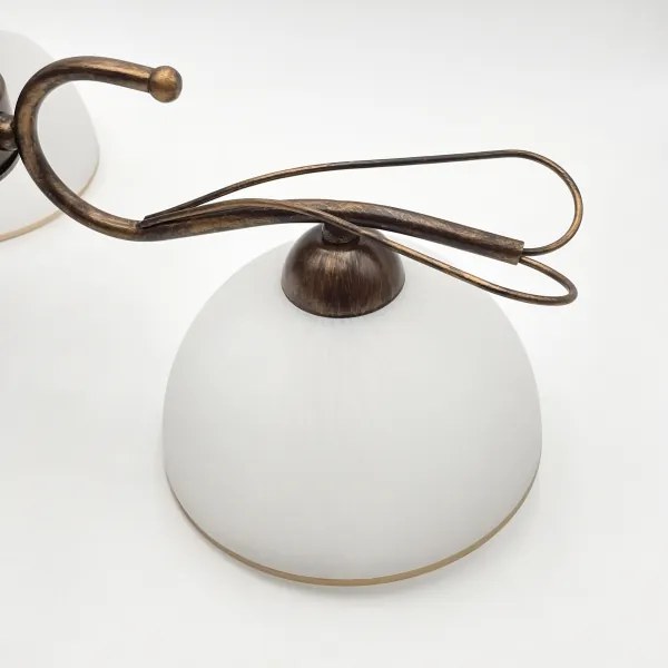 Luster na tyči COBRA 3xE27/60W/230V bronz/patina