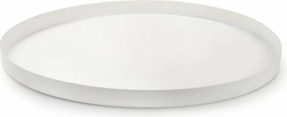 Dekoratívny podnos CIRVIA Ø31,5 cm, biely