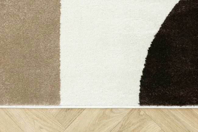 Koberec CLARA 02923A krémový / hnedý