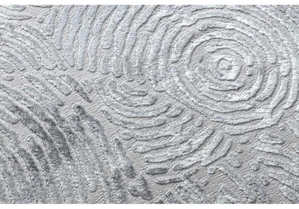 Kusový koberec Faris šedý kruh 200cm