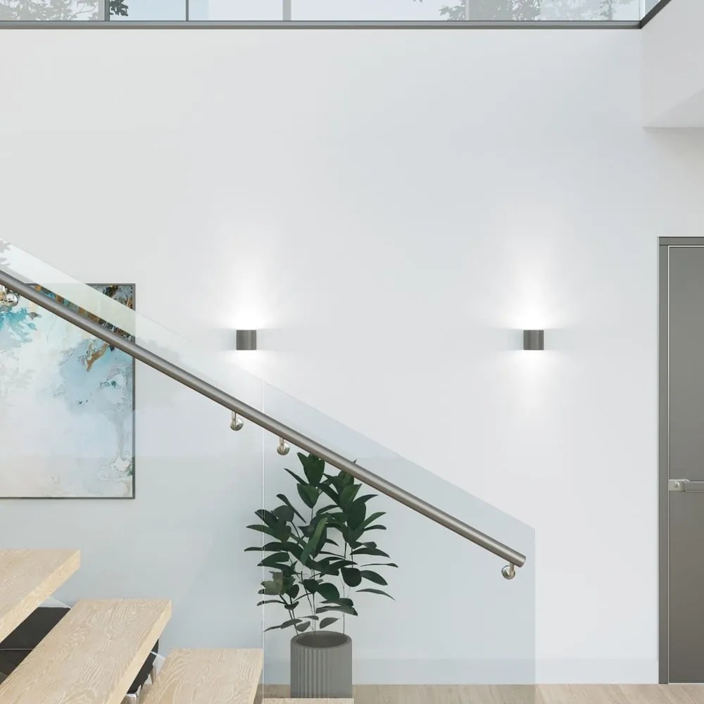 Tmavosivé bodové svietidlo ø 10 cm Roda – Sollux