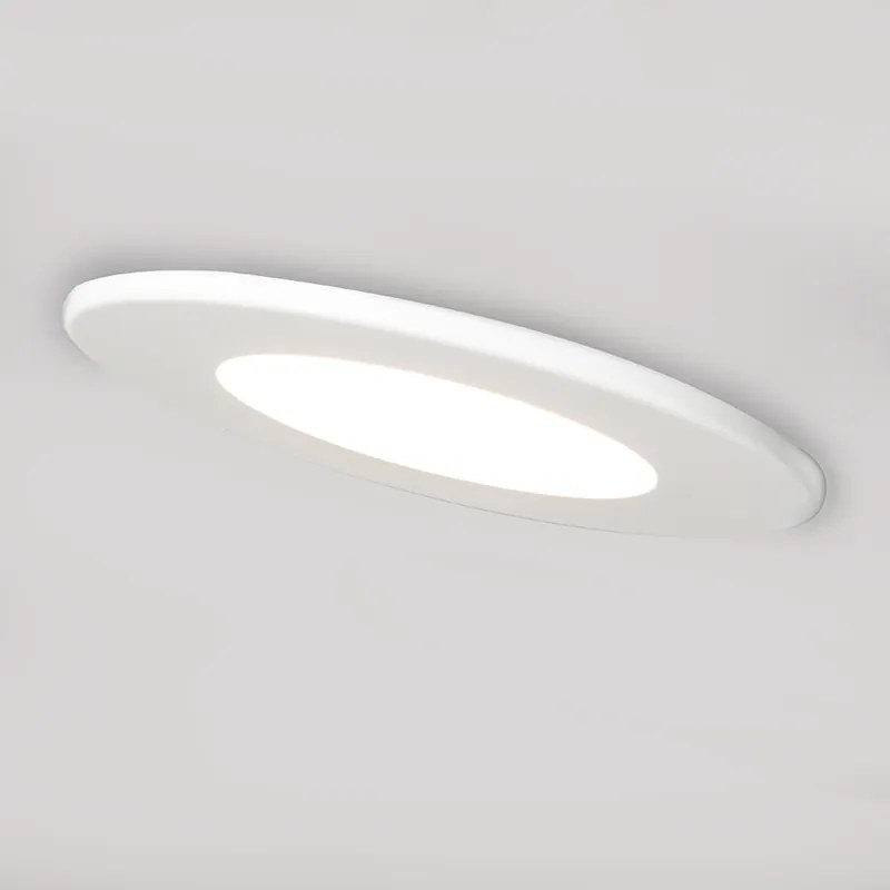 Sada 3 zapustených bodových svetiel biela vrátane LED 3000K 4W IP65 - Blanca