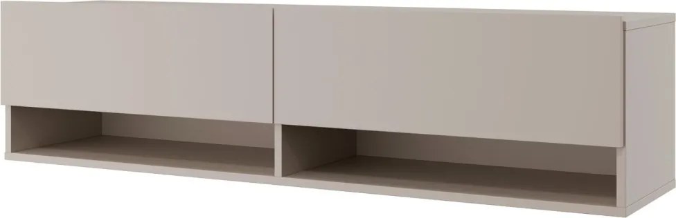 Závesná TV skrinka Asko Living, 135 cm, béžová kašmír
