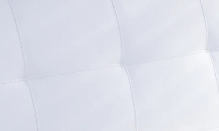 Pohovka Berlin, biela ekokoža