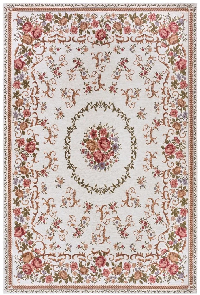 Hanse Home Collection koberce Kusový koberec Gobelin 105869 Cream Multicolored - 150x220 cm