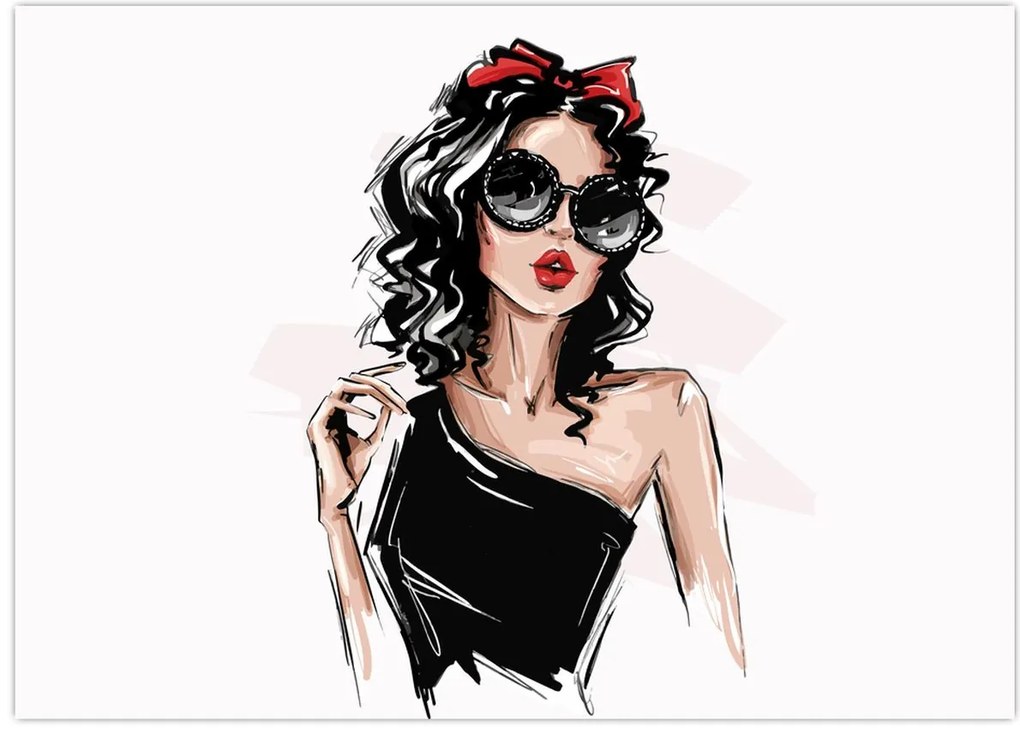 Obraz - Fashion woman (70x50 cm)