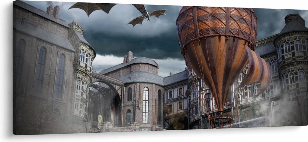 Obraz - Surrealistická krajina (120x50 cm)