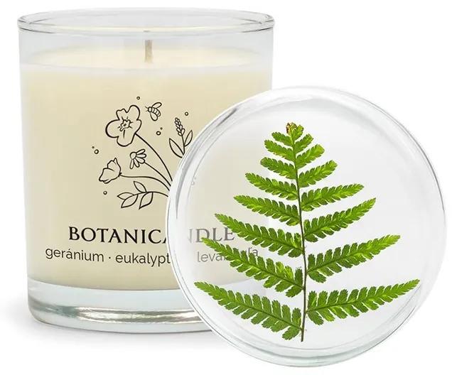 Botanicandle Sójová sviečka - veľká - geránium, eukalyptus, levanduľa