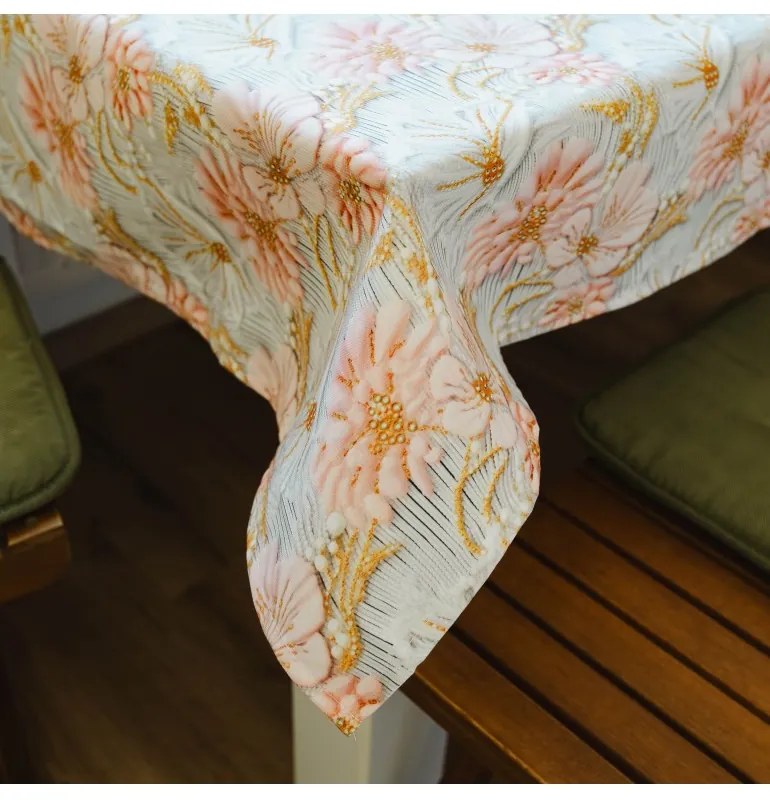 Obrus na stôl Sylvet EMI, priemer 150 cm okrúhly