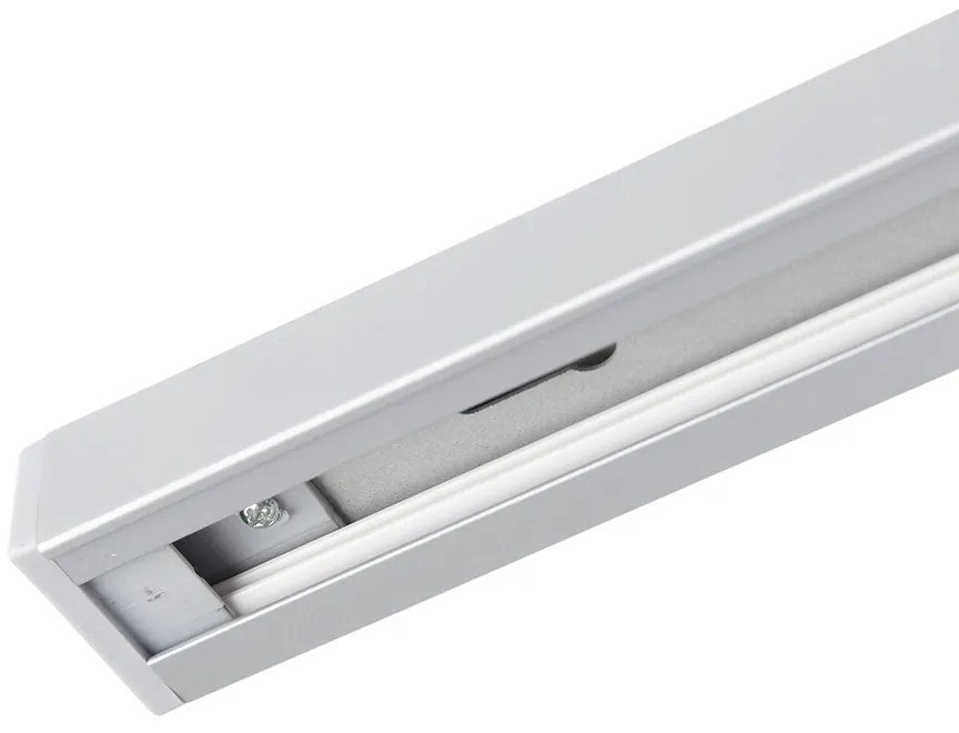 Moderný koľajnicový systém strieborný 4-svetlá 1-fázový - Yade