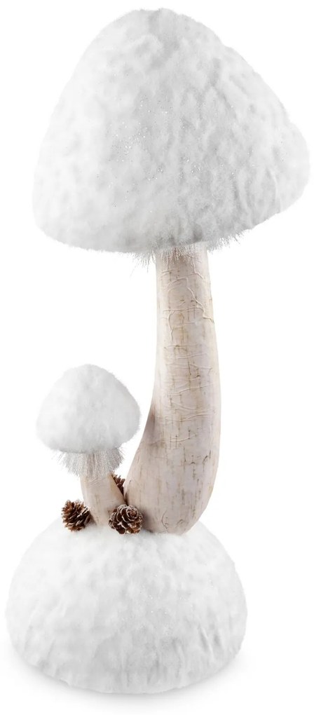 DEKORAČNÁ FIGÚRKA MUSHROOMS 25X36X51CM VIACFAREBNÁ