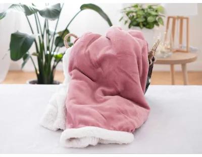 Baránková deka mikroplyš 150 × 200 cm – Laura staroružová