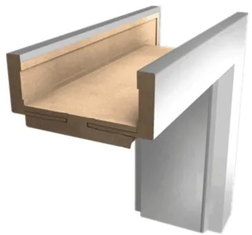 Tunelová zárubeň Naturel 70 cm pre hrúbku steny 10-18 cm T2CPLB70, 1 ks