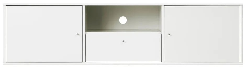 Biely TV stolík 161x42 cm Mistral – Hammel Furniture