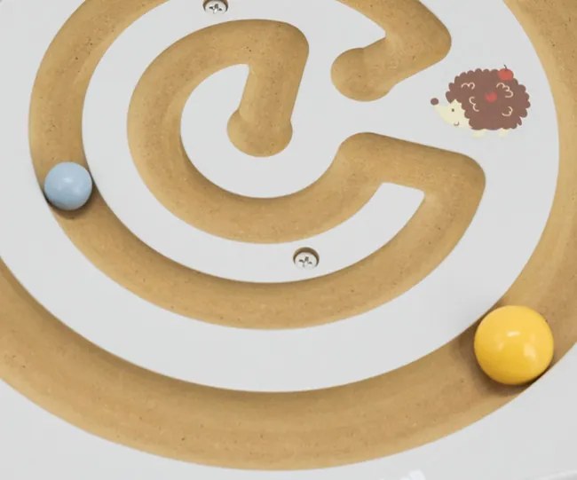 Drevená balančná doska s bludiskom Viga 44273 PolarB