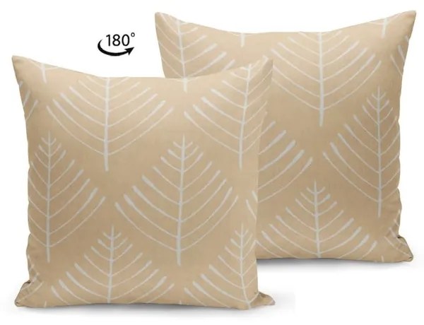 Vankúš s výplňou Kate Louise Yellow Christmas, 43 x 43 cm