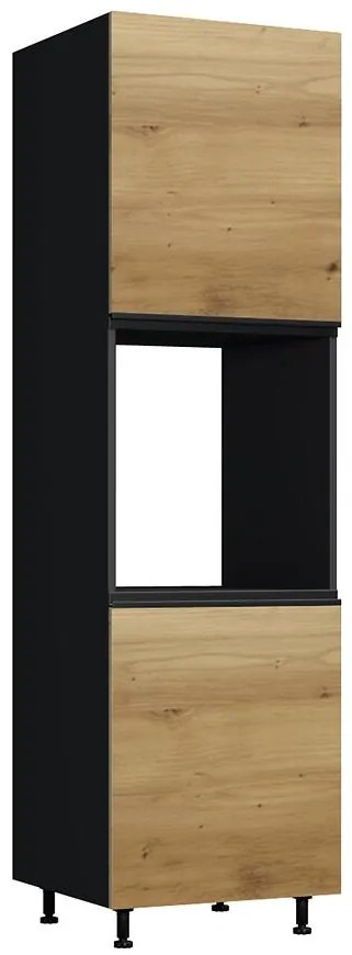 Kuchynská Skrinka Industry D60 KU čierna/artisan