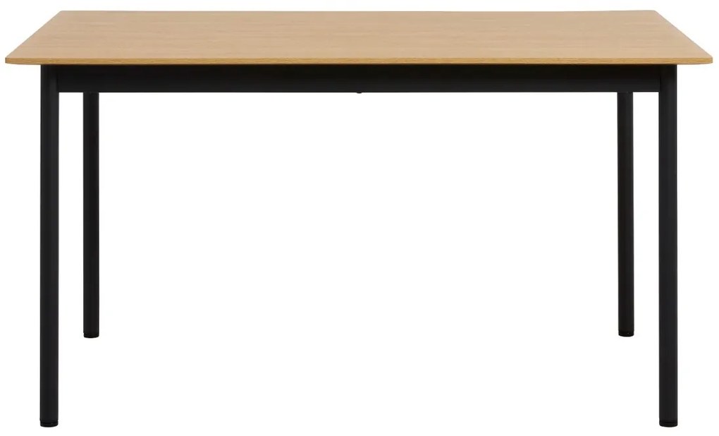 Dizajnový jedálenský stôl Lakshmana 140 cm prírodný dub
