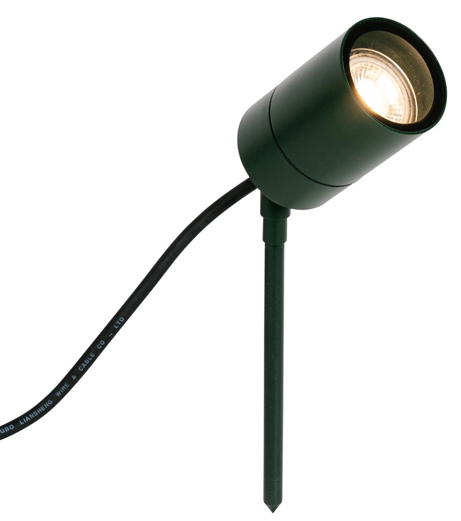 Bodový bod tmavozelený nastaviteľný IP44 - Solo