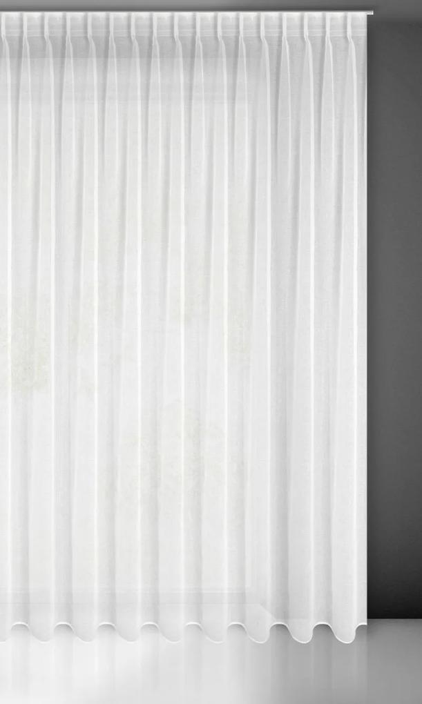 Biela záclona na flex páske LAYLA 400x300 cm