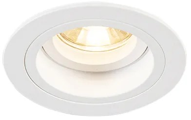 Inteligentné zapustené bodové svietidlo biele okrúhle naklápacie vrátane Wifi GU10 - Chuck