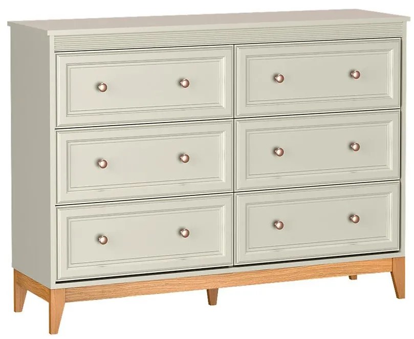 Komoda Windsor 3w 135 Kashmir/Prirodzený dub