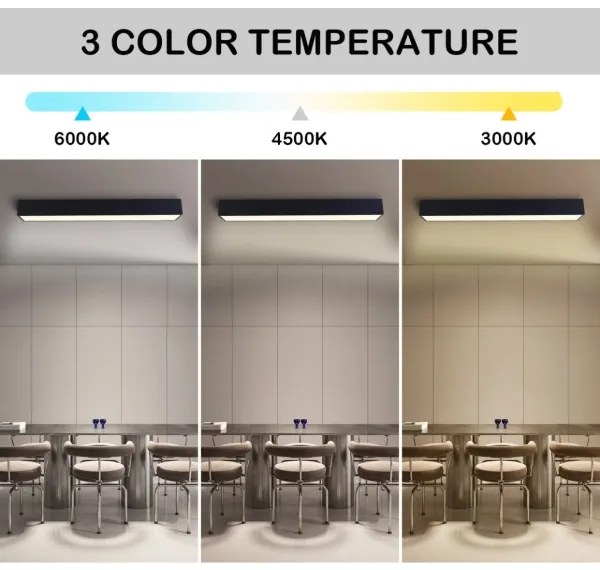 Immax NEO 07074-90-LED Stmievateľné stropné svietidlo CANTO 50W/230V čierna Tuya+DO