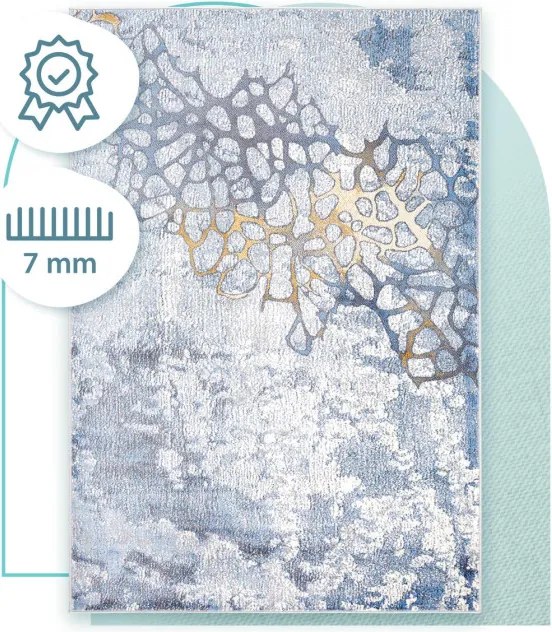 Koberec Agnella Soft Folgen sivý / popol