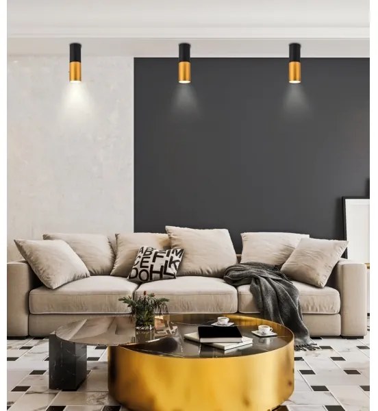 Stropné svietidlo TUBA 1xGU10/15W/230V