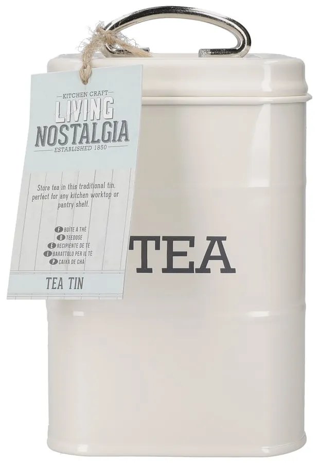 Oceľová dóza na sypaný čaj Living Nostalgia – Kitchen Craft