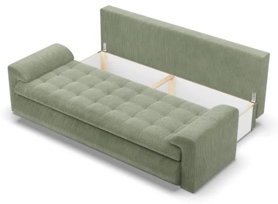 Trojmiestna rozkladacia sedačka FORESTA svetlozelená