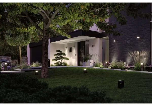 Paulmann 94407 - LED/8W IP44 Vonkajšia lampa SWIVEA 230V