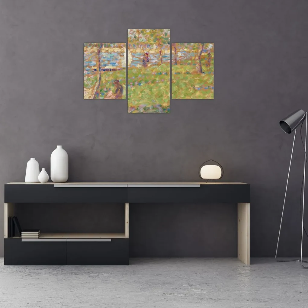 Obraz - Georges Seurat, Study for "La Grande Jatte", reprodukcia (90x60 cm)