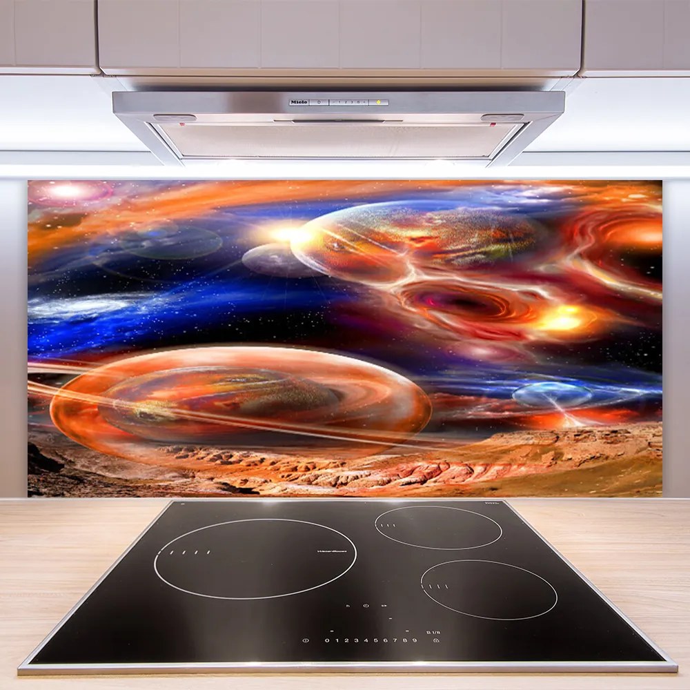 Nástenný panel  Abstrakcie vesmír 120x60 cm